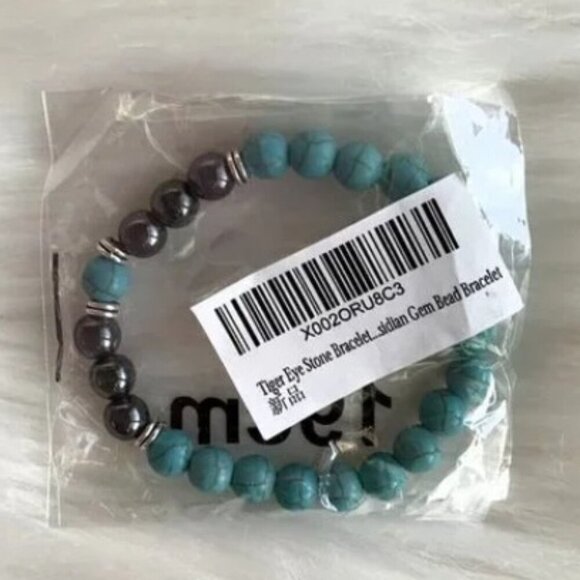 TIGER EYE TURQUOISE BRACELET - Picture 5 of 6